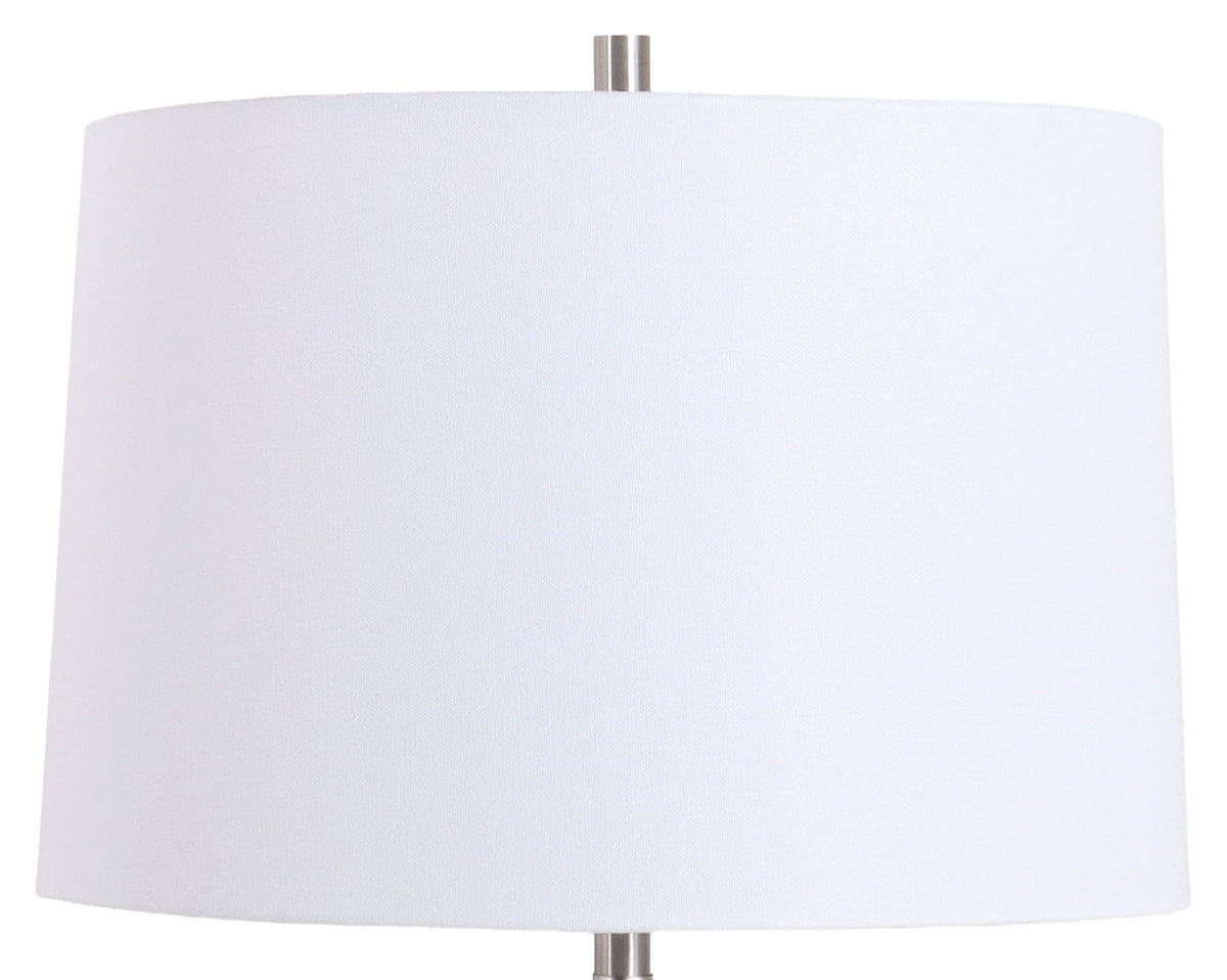 Quiet Cadence - 26 X 15 - Ceramic Table Lamp (Set of 2) - Stone Grey