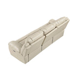 Huron - Power Double Reclining Sofa With Center Drop-Down Cup Holders, Wireless Charger, Magazine Bag, LED And Charging Ports