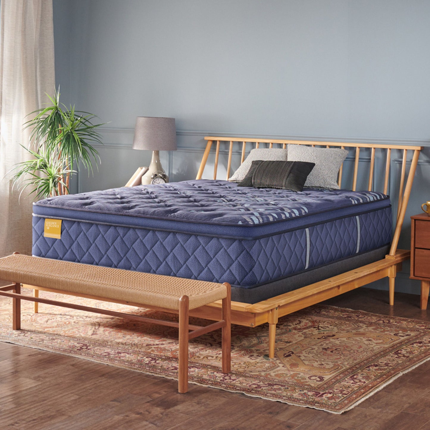 Golden Elegance - Forsyth Park Soft Euro Pillow Top Mattress