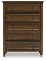 Sturlayne - Five Drawer Chest - Brown