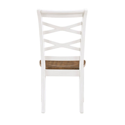 Dobson - 7 Piece Dinette Set - White / Cherry
