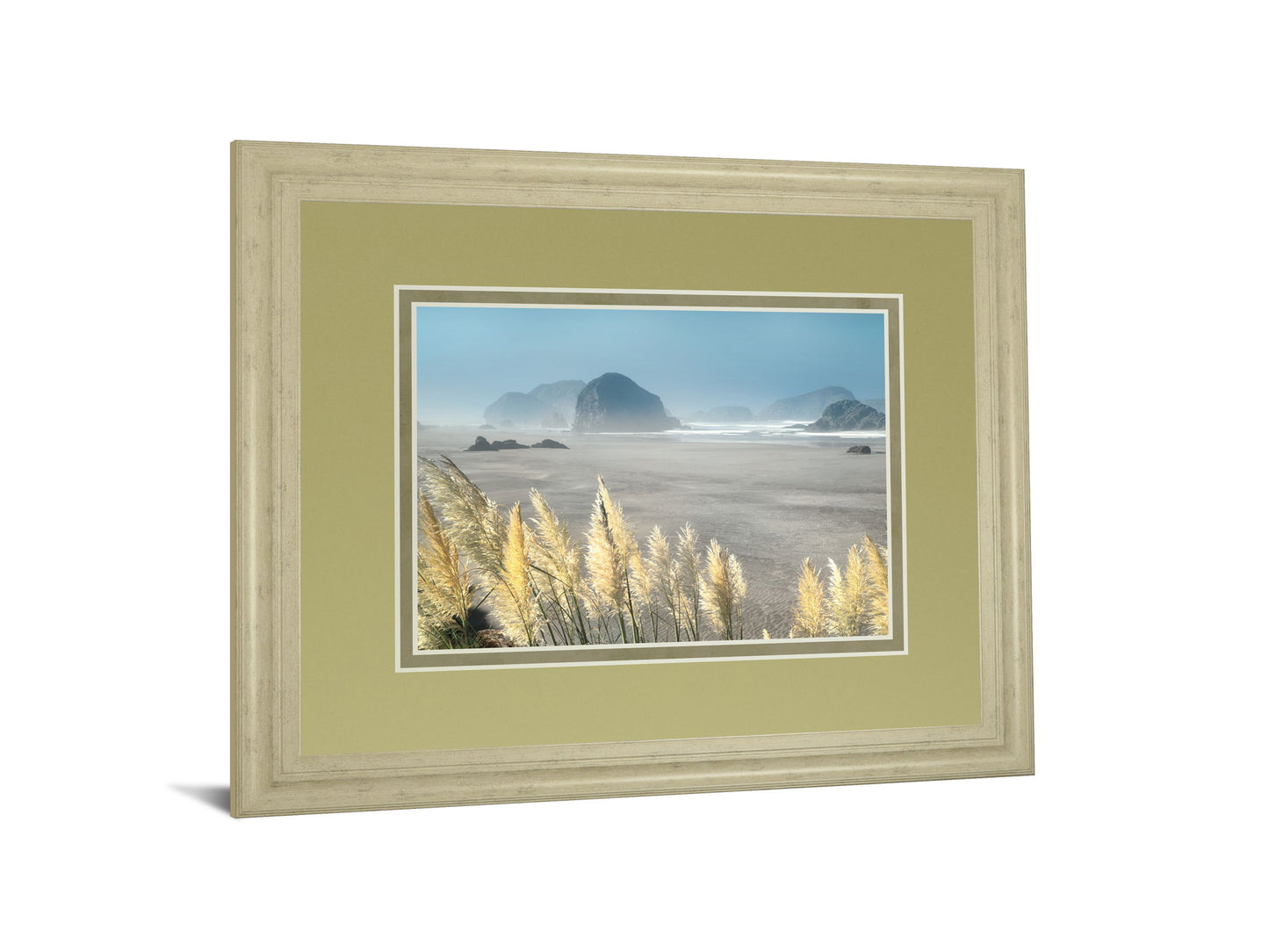 Pompas Beach By Frates - Framed Print Wall Art - Beige