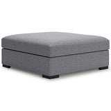 Furniture City - MS - Ashley Furniture - Bealton Living Room - Oversized Accent Ottoman / Salt and Pepper - 6130508