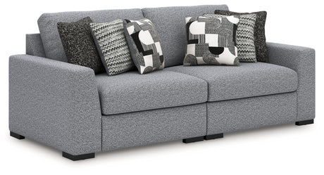 Furniture City - MS - Ashley Furniture - Bealton Sectional - RAF 2-Piece Sectional with Chaise / Salt and Pepper - 61305S10
