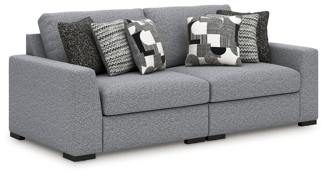 Furniture City - MS - Ashley Furniture - Bealton Sectional - RAF 2-Piece Sectional with Chaise / Salt and Pepper - 61305S10