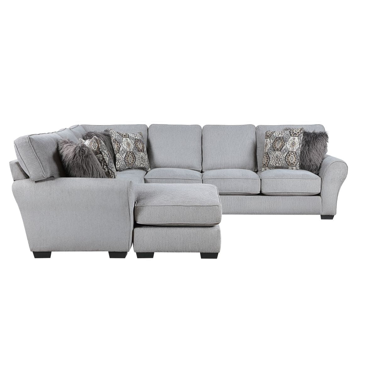 Kieran - 2 Piece Reversible Sectional - Gray
