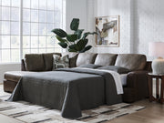 Furniture City - MS - Ashley Furniture - Castille Way Sectional - RAF 2-Piece Sleeper Sectional with Chaise / Fossil - PC62703S4