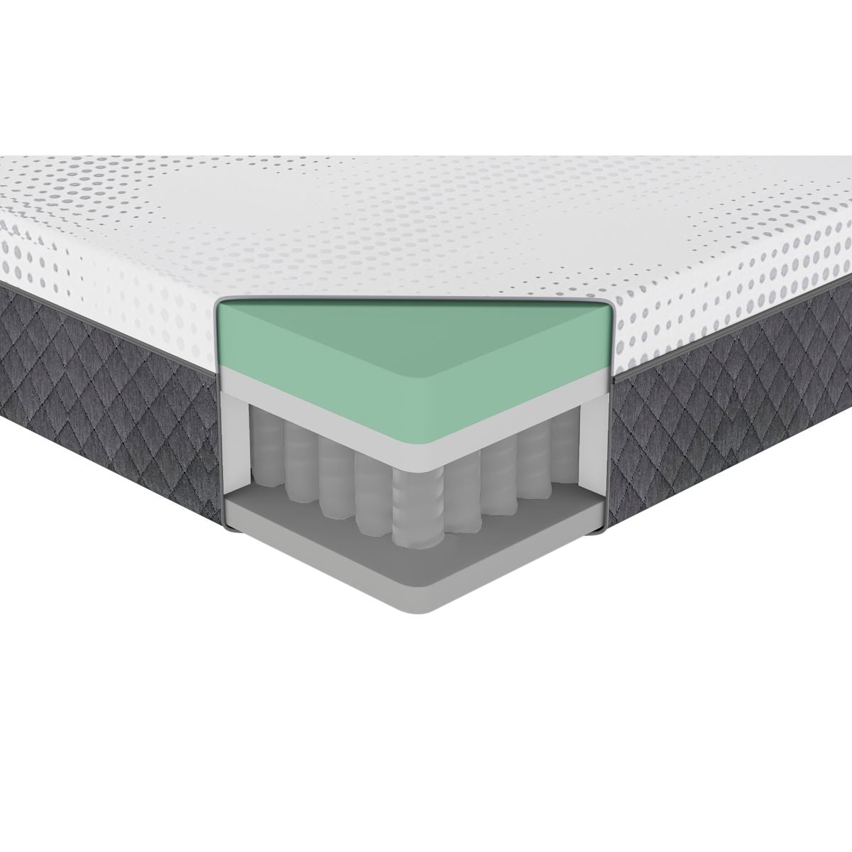 Findlay - Green Tea Gel Infused Memory Foam Hybrid Mattress