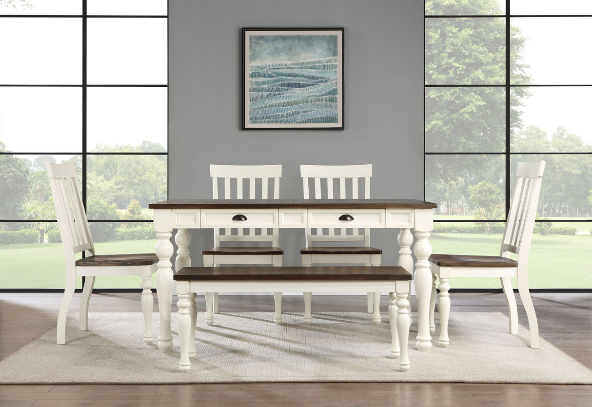 Joanna - Dining Set With Two Tone Table