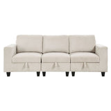 Walterboro - Sofa With Storage, Storage Pouches And Charging Ports