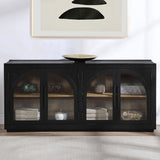 Magnolia - Cathedral Doored Server - Black