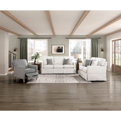 Hampstead - Push Back Reclining Chair - Gray
