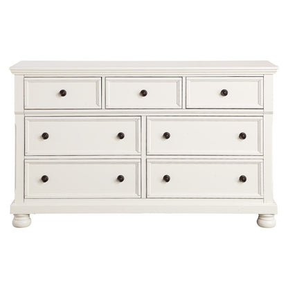St. Simon - Dresser With Hidden Drawer - White