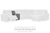 Furniture City - MS - Ashley Furniture - ModMax II Sectional - Console / Salt and Pepper - 6590657