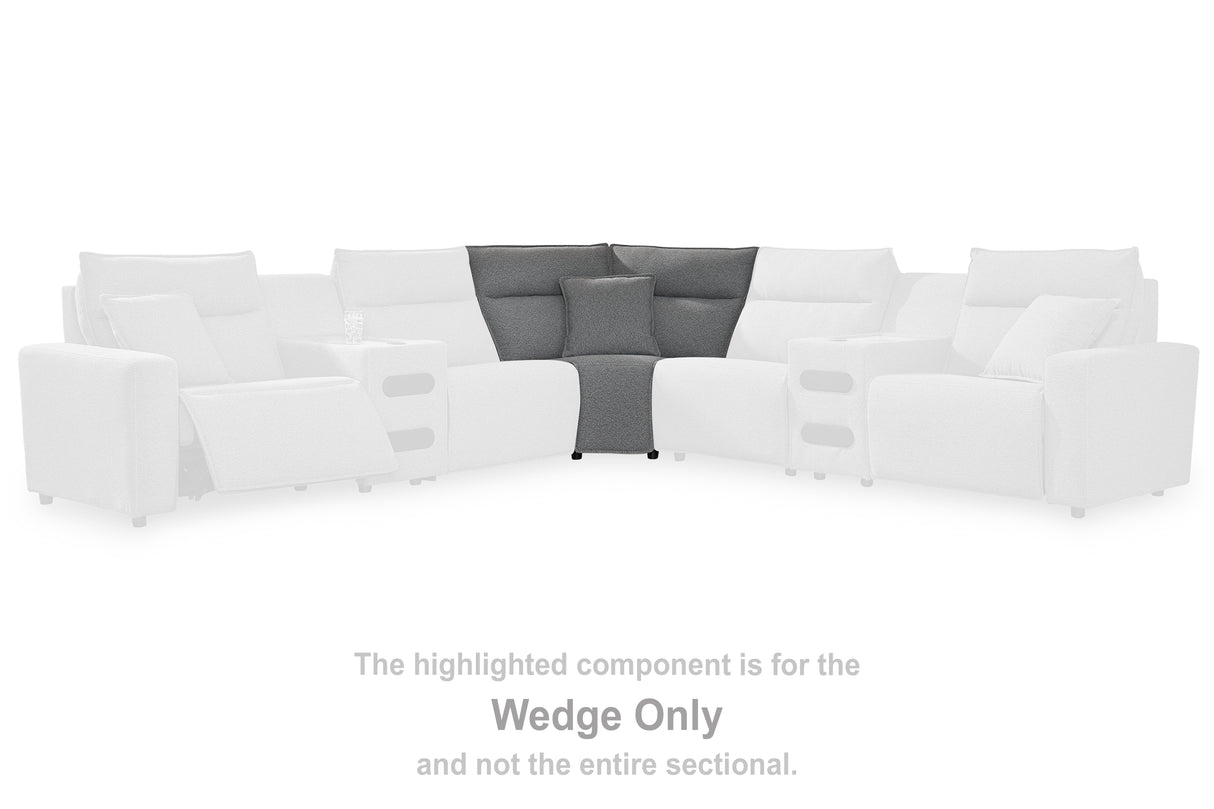 Furniture City - MS - Ashley Furniture - ModMax II Sectional - Wedge / Salt and Pepper - 6590677
