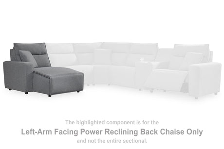 Furniture City - MS - Ashley Furniture - ModMax II Sectional - 6-Piece Reclining Sectional with Console / Salt and Pepper - 65906S36