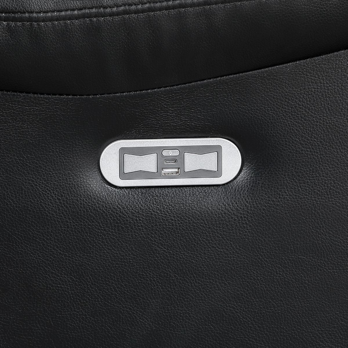 Huron - Power Double Reclining Loveseat With Center Console, Wireless Speakers, LED And Charging Ports