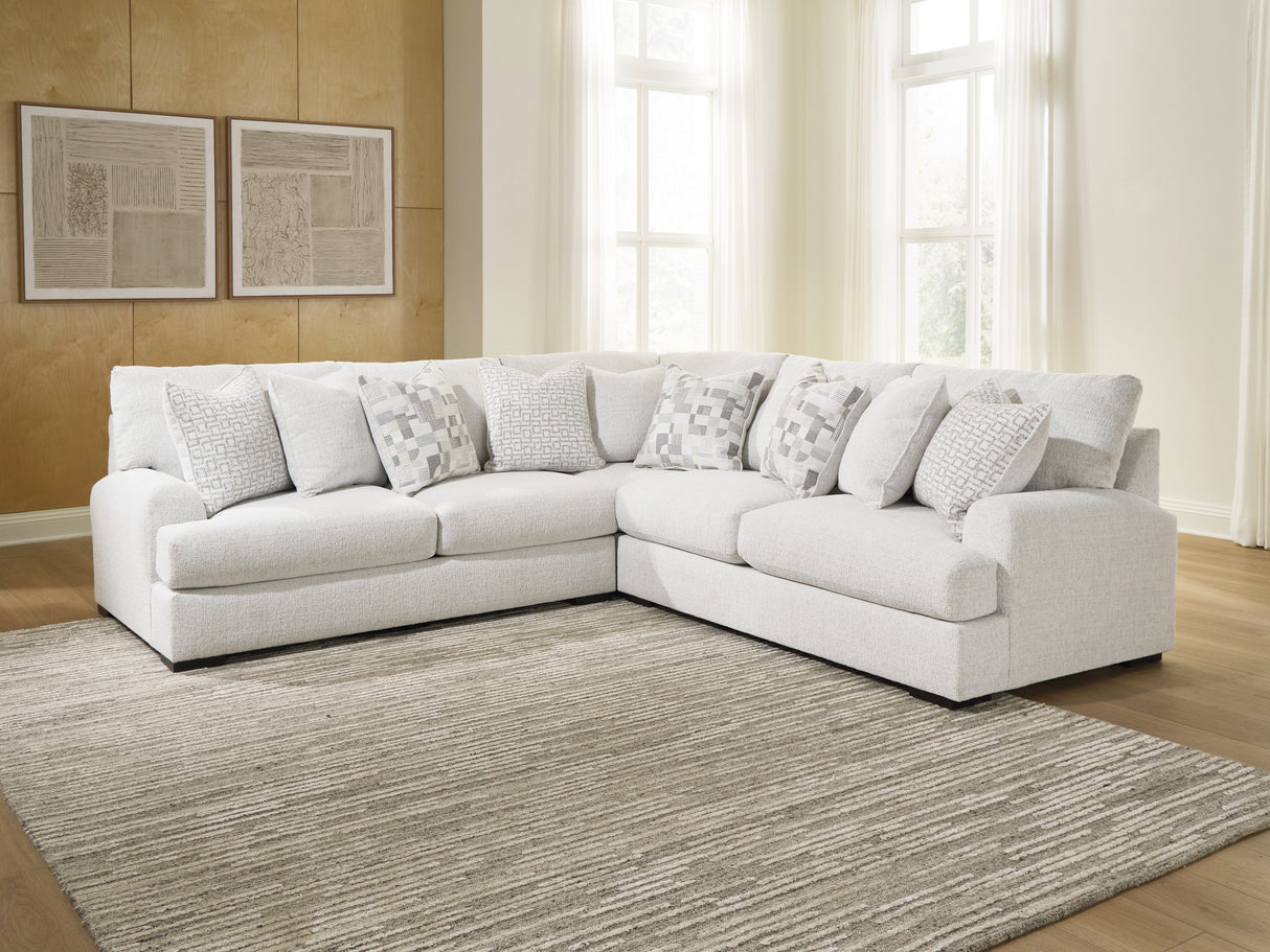 Furniture City - MS - Ashley Furniture - Misty-Lakes Sectional - 3-Piece Sectional / Chalk - PC66906S4