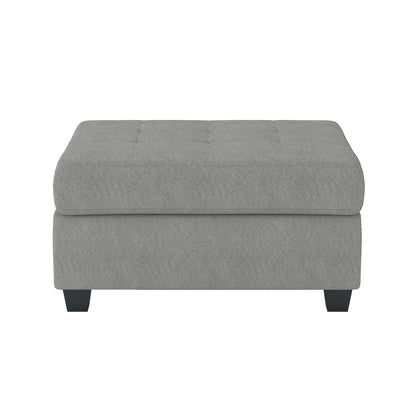 Maston - 3 Piece Reversible Sectional With Drop-Down Cup Holders And Storage Ottoman