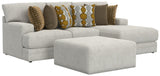 Tori - Sectional With Comfort Coil Seating, Cocktail Ottoman And Accent Pillows Included