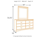 Huey Vineyard - Dresser, Mirror - Black