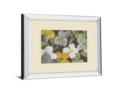 Garden Party In 1 By Lanie Loreth - Mirror Framed Print Wall Art - Beige
