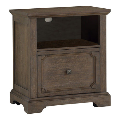 Toulon - File Cabinet - Dark Oak