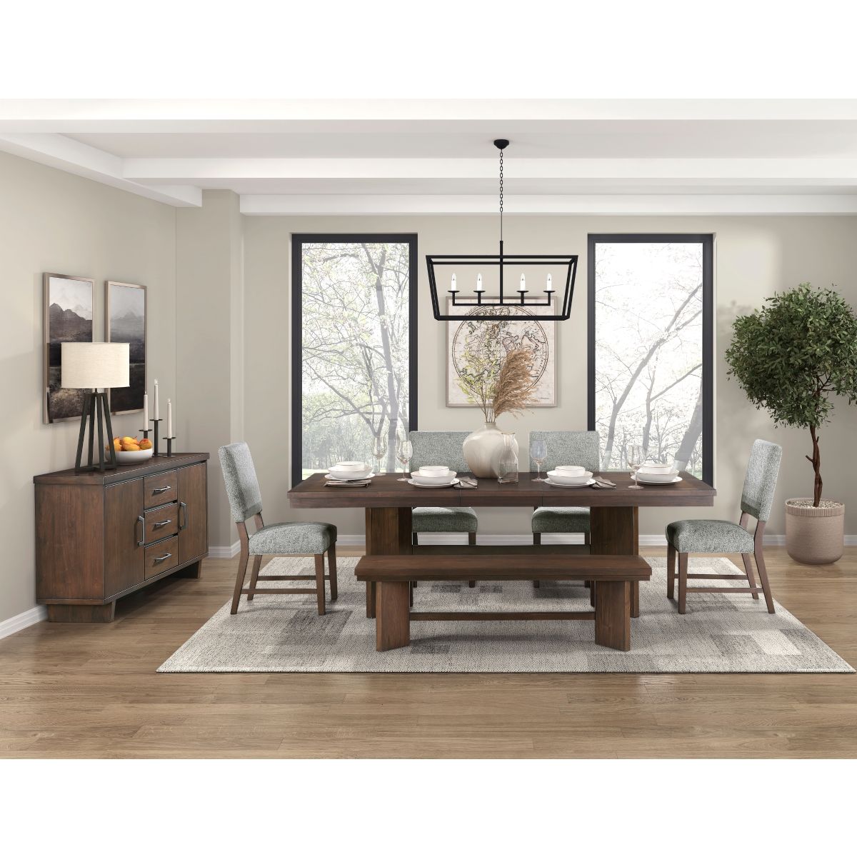 Franco - Side Chair (Set of 2) - Gray
