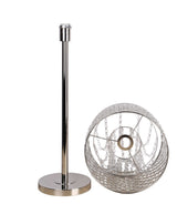 "Crystal Elegance II" Metal Table Lamp (Set of 2) - Polished Nickel / Clear Crystal