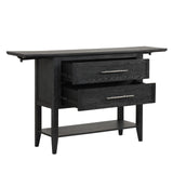 Sable Crest - Drop Leaf Server - Black