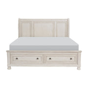 Bethel - Platform Bed With Footboard Storage