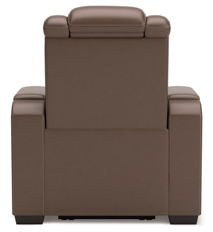 High Impact - Power Recliner / Adj Headrest - Tobacco