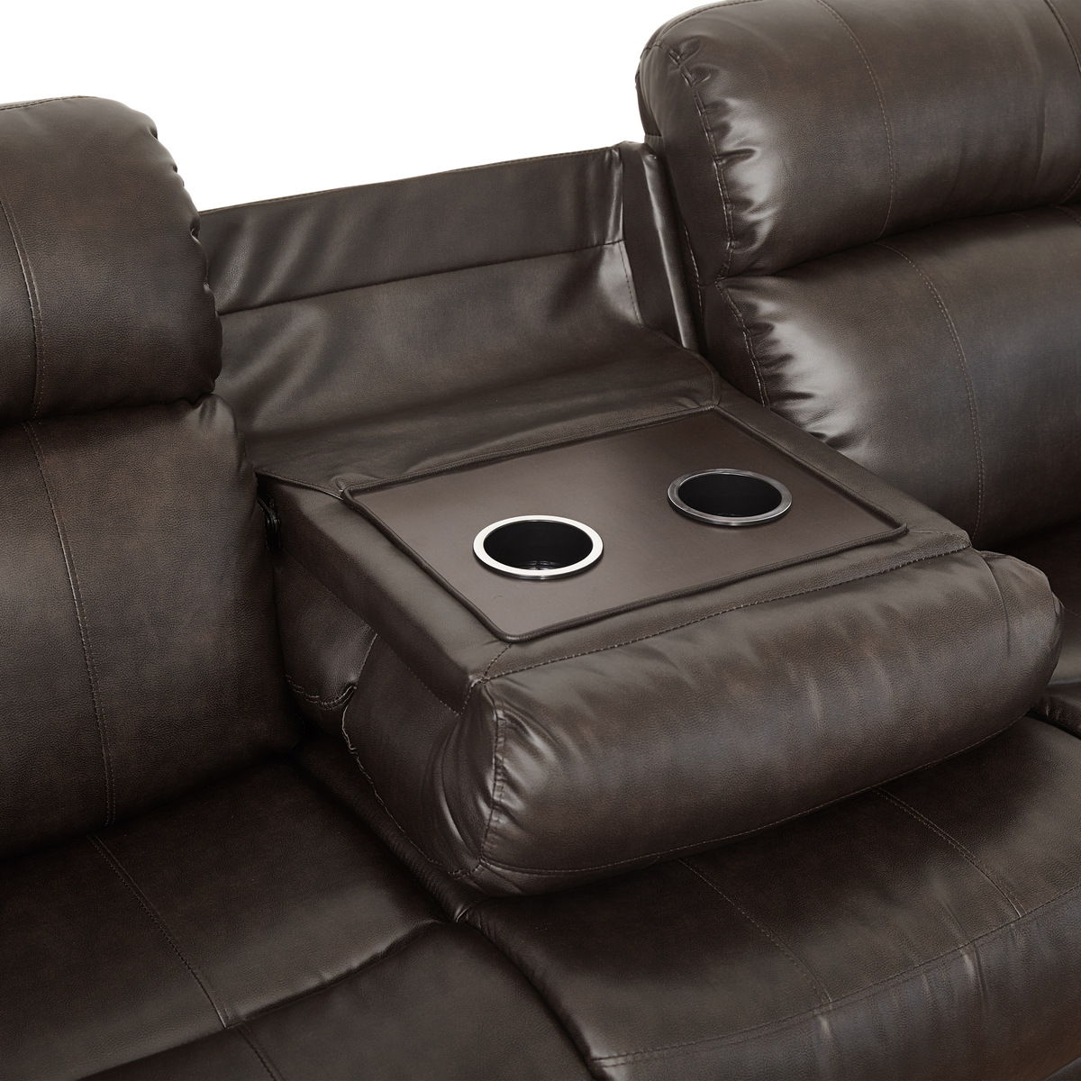 Marille - Double Reclining Sofa With Center Drop-Down Cup Holders