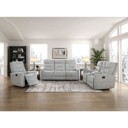 Lyndon - Double Reclining Sofa - Gray