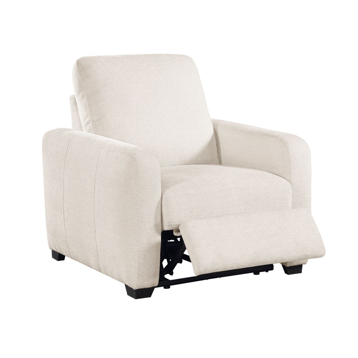 Vera - Power Reclining Chair With USB Charging Ports - Beige