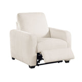 Vera - Power Reclining Chair With USB Charging Ports - Beige