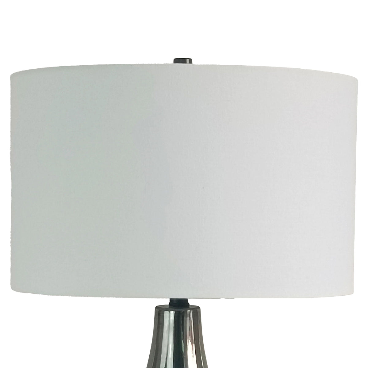Smoke Pearl Essence Glass & Metal Table Lamp (Set of 2) - Smoke Pearl / Matte Black