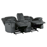 Laurelton - Double Glider Reclining Loveseat With Center Console