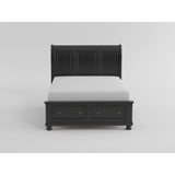 Laurelin - Sleigh Platform Bed With Footboard Storage