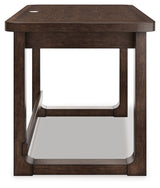Breckington - Home Office Desk - Dark Brown