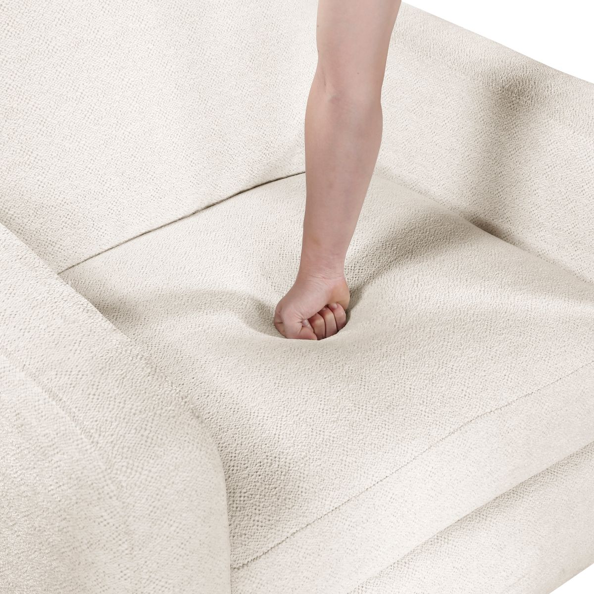 Vera - Power Double Reclining Sofa With USB Charging Ports - Beige