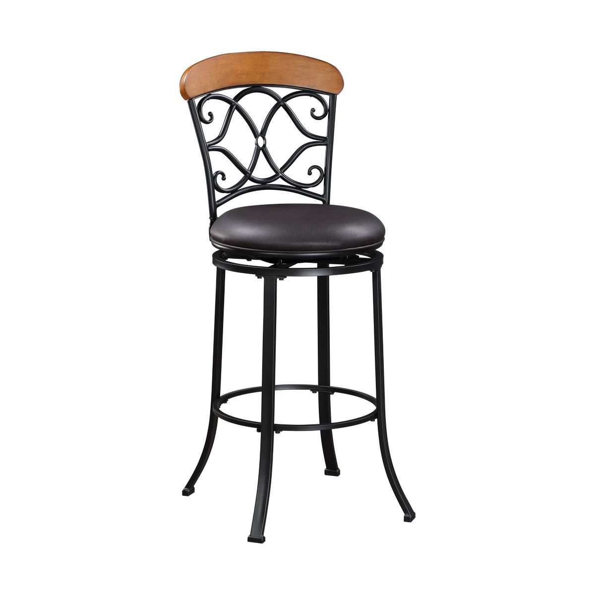 Benson - Swivel Pub Height Chair - Brown
