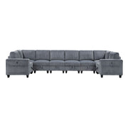 Walterboro - Sectional With Storage, Storage Pouches And Charging Ports