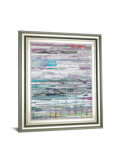 Land Drift By Hilario Gutierrez - Framed Print Wall Art - Gray