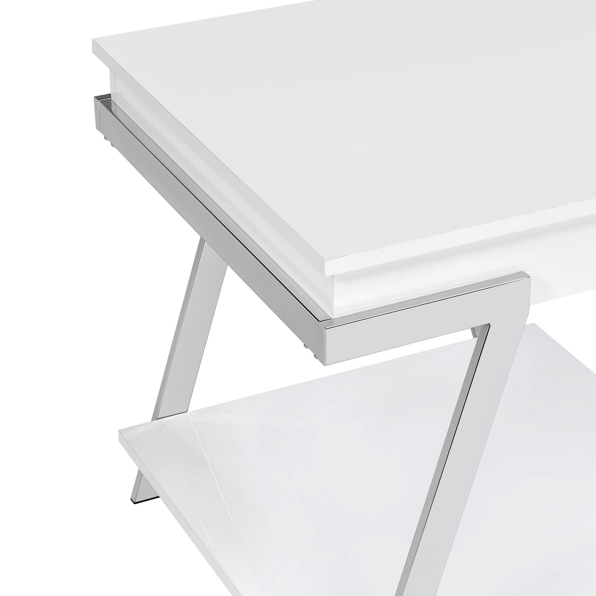 Zena - End Table - White