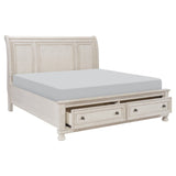 Bethel - Platform Bed With Footboard Storage