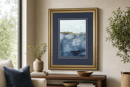 Coastal Horizon I By Victoria Borges - Blue