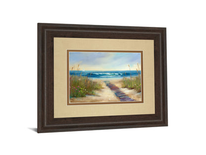Erenity Il By Karen Marguliss - Framed Print Wall Art - Beige
