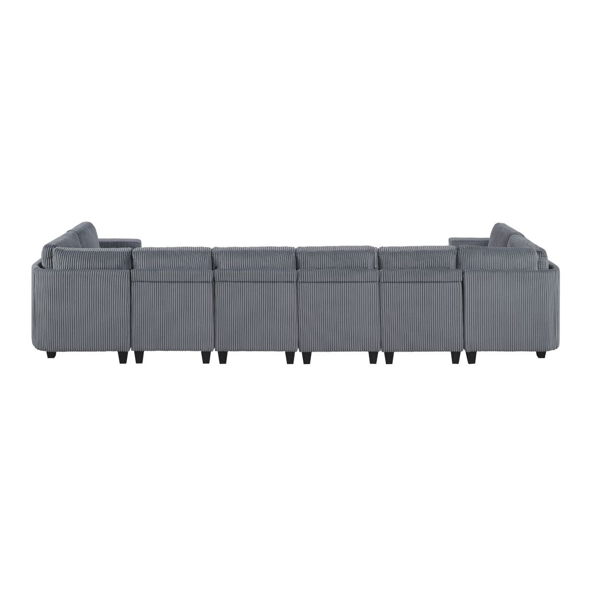 Walterboro - Sectional With Storage, Storage Pouches And Charging Ports