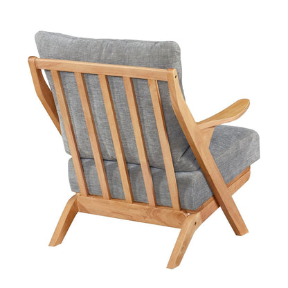 Lennox - Accent Chair - Light Brown Frame